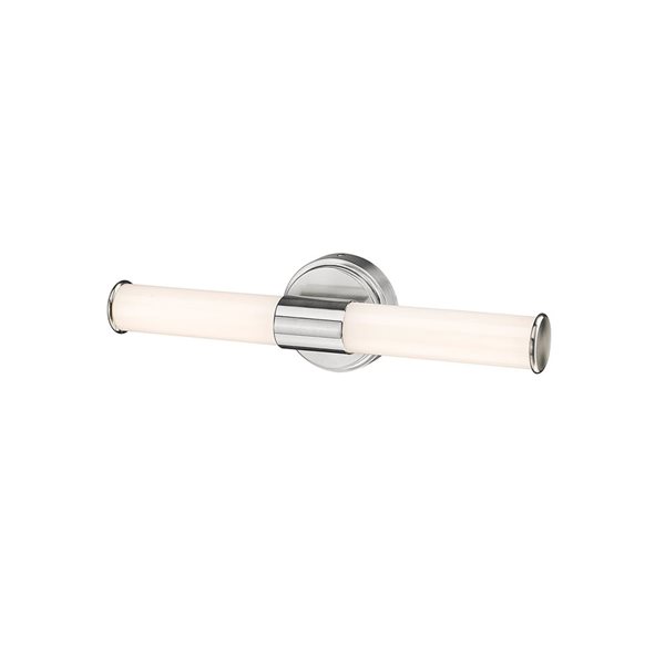 Millennium Lighting Trumann 1-Light Brushed Nickel Transitional Vanity Light – 15 W