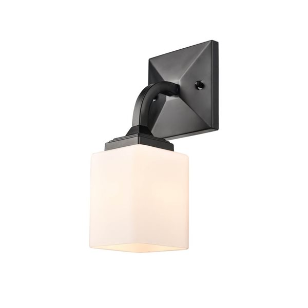 Millennium Lighting Eddison 7.12-in W 1-Light Matte Black Modern/contemporary Wall Sconce