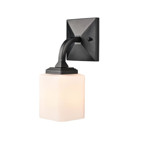 Millennium Lighting Eddison 7.12-in W 1-Light Matte Black Modern/contemporary Wall Sconce