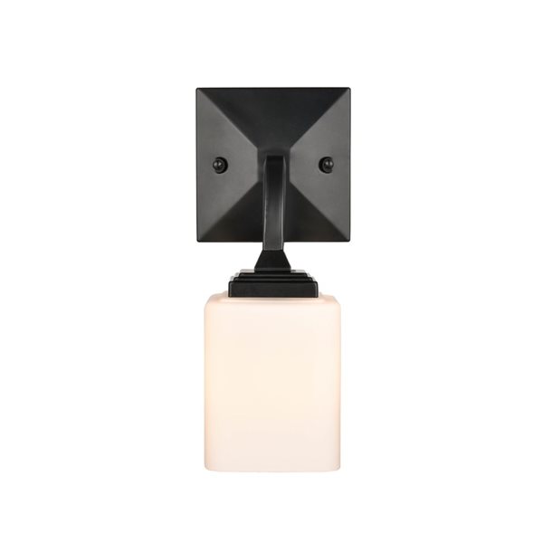 Millennium Lighting Eddison 7.12-in W 1-Light Matte Black Modern/contemporary Wall Sconce