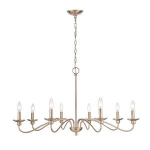 Millennium Lighting Delvona 8-light Modern Gold Contemporary Chandelier