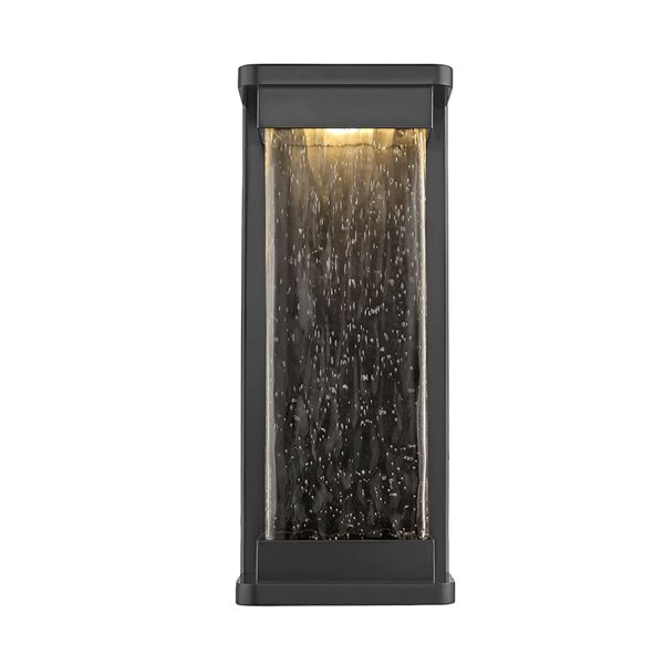 Millennium Lighting Ederle 15.94-in H Powder Coat Black Hardwired Medium Base (e-26) Outdoor Wall Light