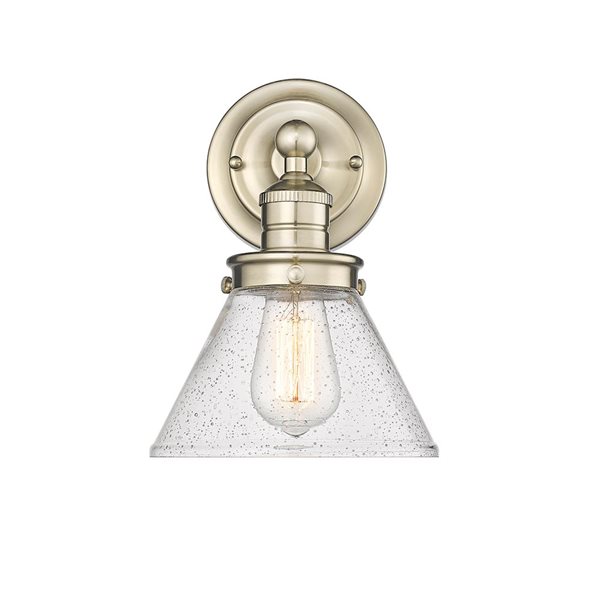 Millennium Lighting Eyden 7.87-in W 1-Light Modern Gold Transitional Wall Sconce