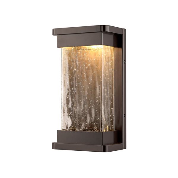 Millennium Lighting Ederle 12.01-in H Powder Coat Bronze Hardwired Medium Base (e-26) Outdoor Wall Light