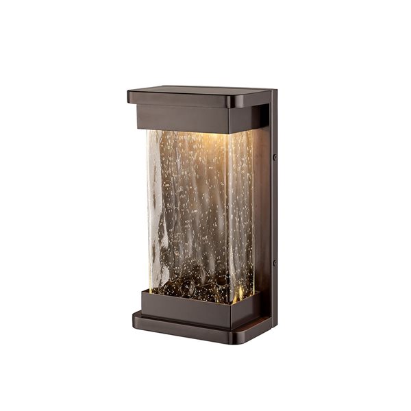 Millennium Lighting Ederle 12.01-in H Powder Coat Bronze Hardwired Medium Base (e-26) Outdoor Wall Light