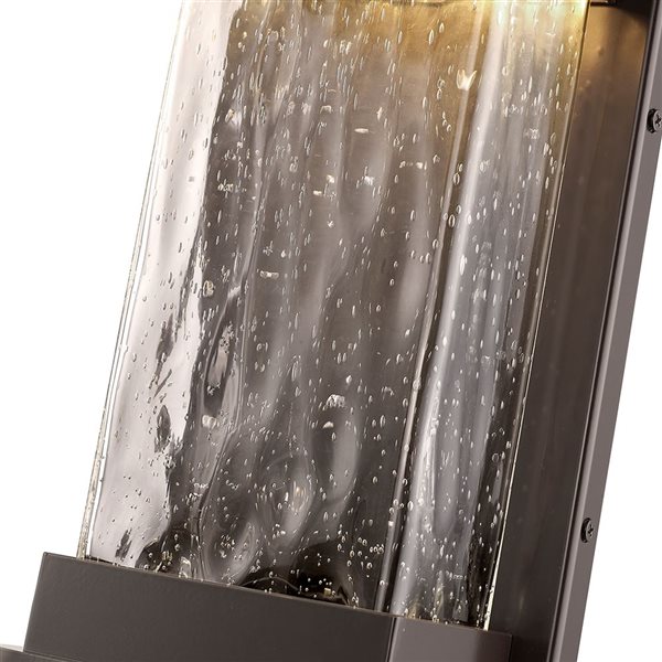 Millennium Lighting Ederle 15.94-in H Powder Coat Bronze Hardwired Medium Base (e-26) Outdoor Wall Light