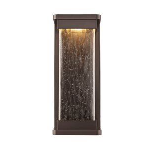 Millennium Lighting Ederle 15.94-in H Powder Coat Bronze Hardwired Medium Base (e-26) Outdoor Wall Light