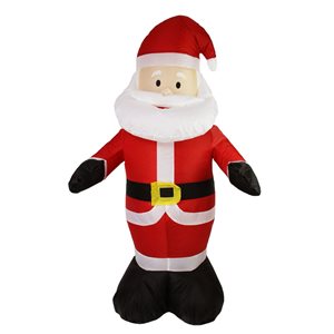 Northlight 4-ft LED Lighted Santa Christmas Inflatable