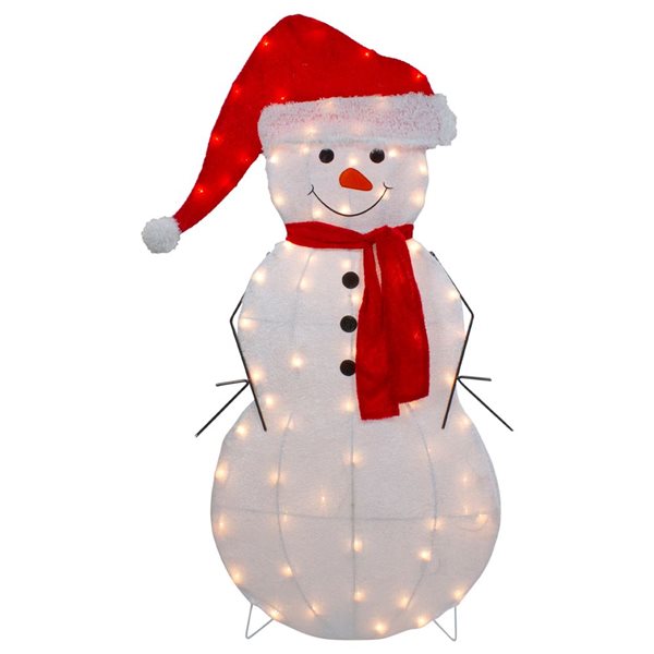 Northlight 42 In Freestanding Snowman Front Door Decoration Kit With   332017996 MainImage 001 L 