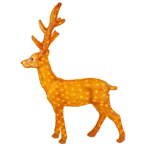 Northlight 46-in Freestanding Reindeer with White LED Light