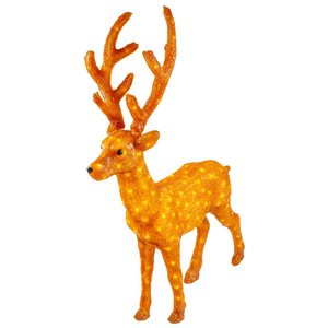 Northlight 46-in Freestanding Reindeer with White LED Light