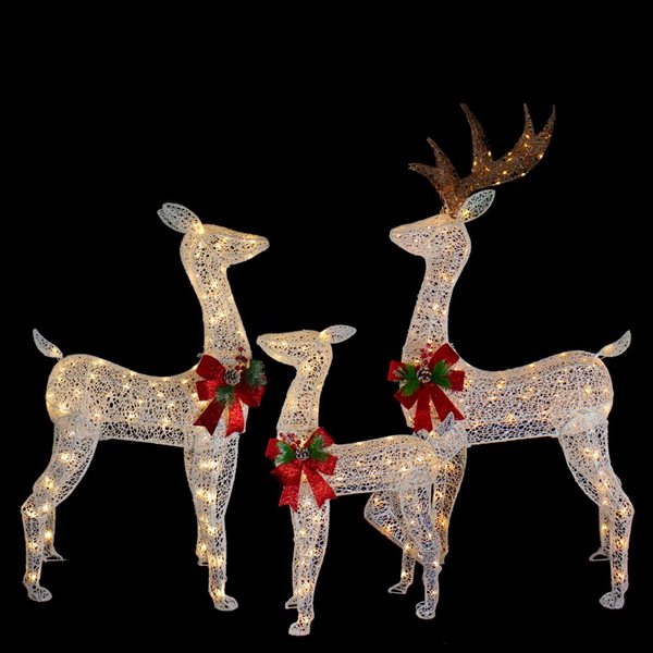 Northlight 60-in Freestanding Reindeer with White LED Light