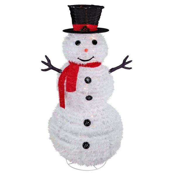 Northlight 4-ft LED Lighted Pop-Up Snowman 34858473 | RONA