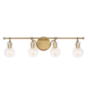 LNC Charm 4-light Gold Modern/Contemporary Vanity Light