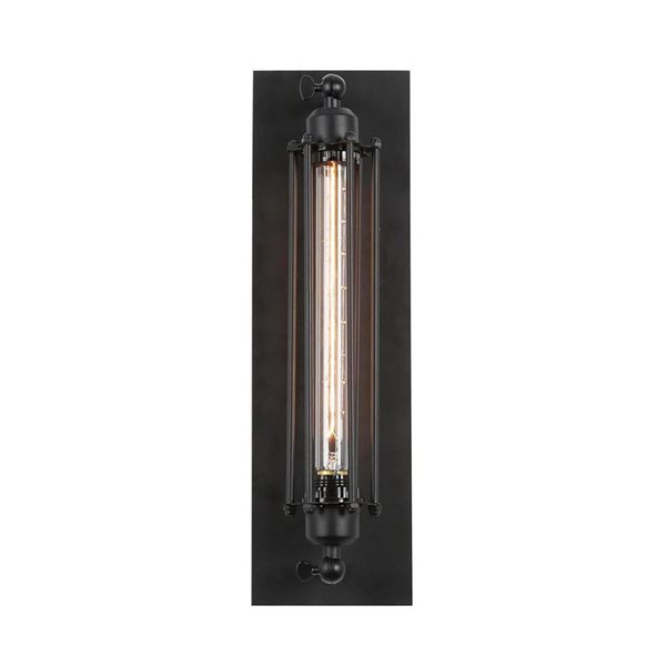 LNC Canes 5.5-In W 1-Light Matte Black Modern/Contemporary Wall Sconce