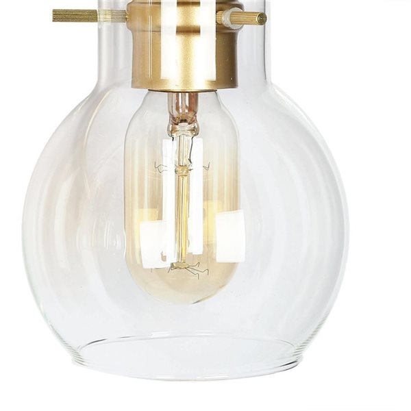 LNC Charm 4-light Gold Metal Modern/Contemporary Vanity Light