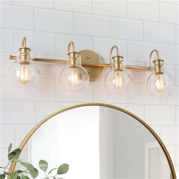 4 light deals gold vanity light