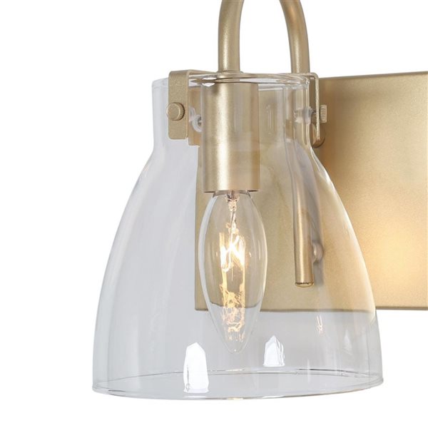 LNC Charm 4-light Matte Gold Modern/Contemporary Vanity Light