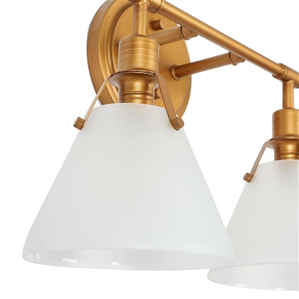 LNC Nero 4-light Gold Modern/Contemporary Vanity Light