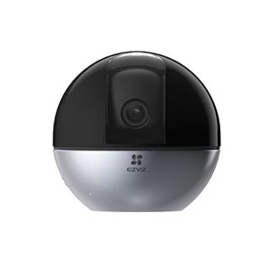 Caméra de sécurité numérique intérieure C6W sans fil Hikvision d'EZVIZ noire avec carte mémoire SD