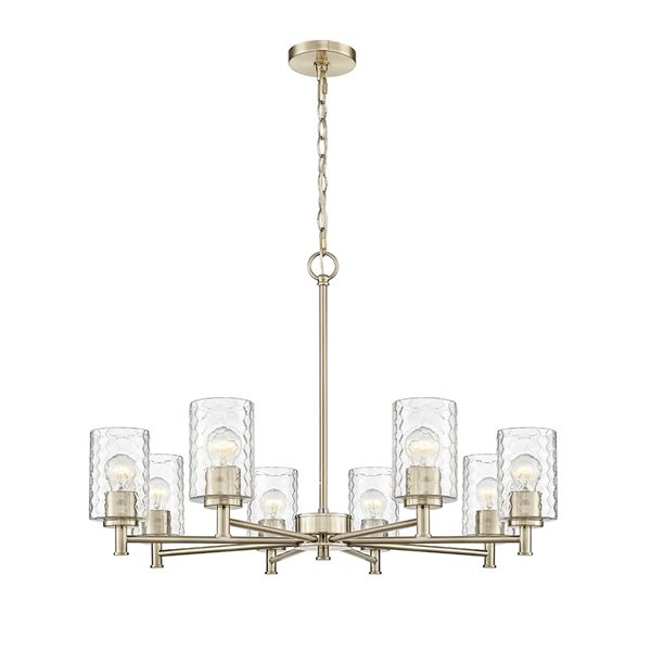 Millennium Lighting Ashli 8-light Modern Gold Glam Chandelier