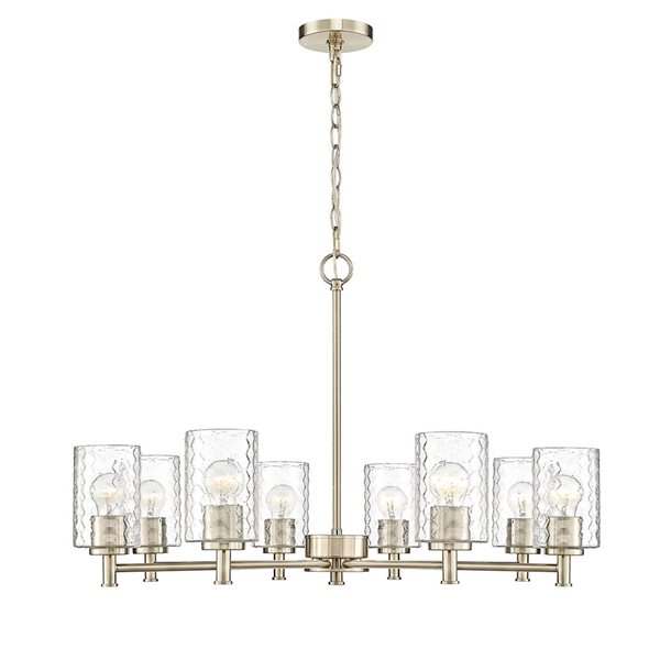 Millennium Lighting Ashli 8-light Modern Gold Glam Chandelier