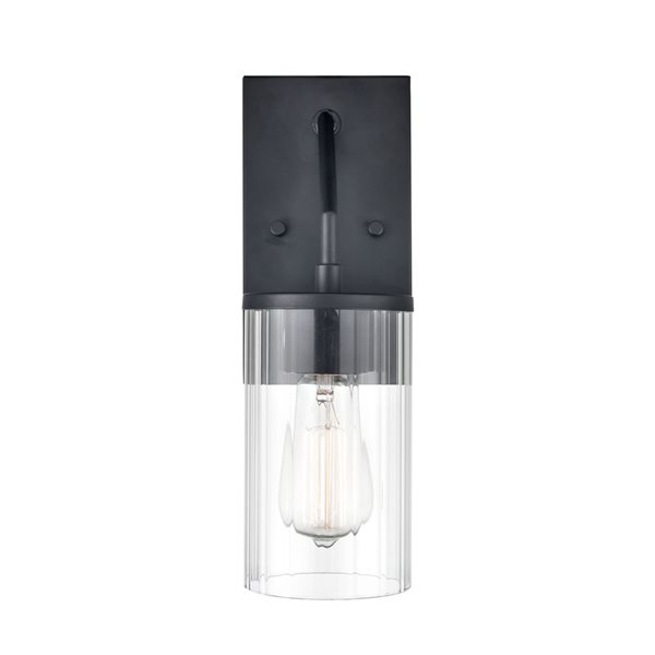 Millennium Lighting Beverlly 4.7-in W 1-light Matte Black Modern Wall Sconce