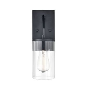 Millennium Lighting Beverlly 4.7-in W 1-light Matte Black Modern Wall Sconce