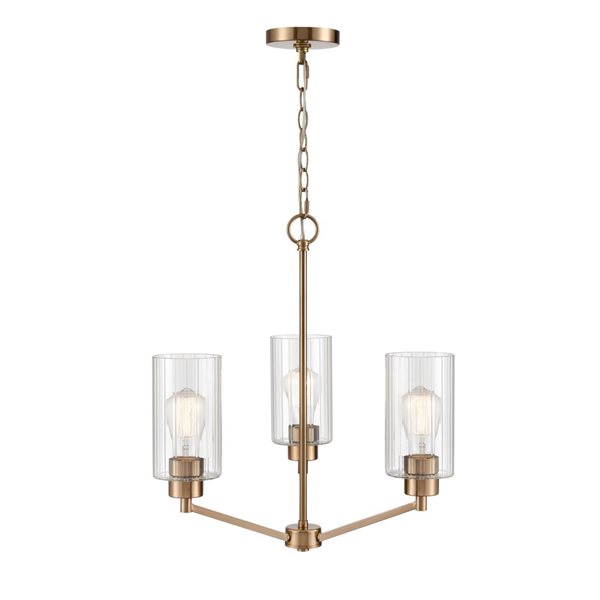 Millennium Lighting Beverlly 3-light Modern Gold Modern Chandelier