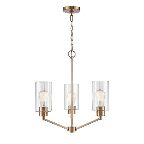 Millennium Lighting Beverlly 3-light Modern Gold Modern Chandelier