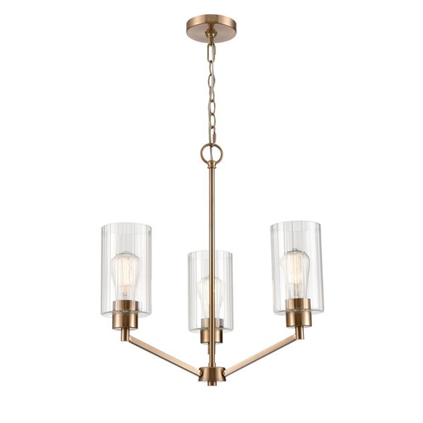 Millennium Lighting Beverlly 3-light Modern Gold Modern Chandelier