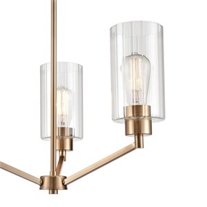 Millennium Lighting Beverlly 3-light Modern Gold Modern Chandelier