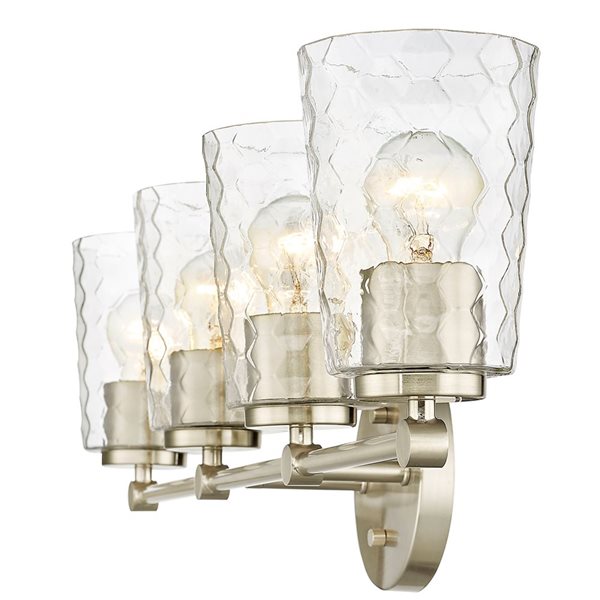 Millennium Lighting Ashli 4-light Gold Transitional Vanity Light