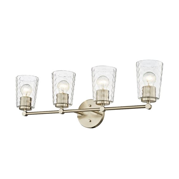 Millennium Lighting Ashli 4-light Gold Transitional Vanity Light