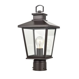 Millennium Lighting Bellmon 15-in Powder Coat Bronze Transitional Light Post Lantern