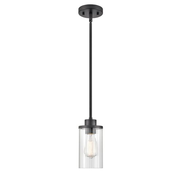 Millennium Lighting Beverlly Black Beveled Glass Incandescent Large Kitchen Island Light