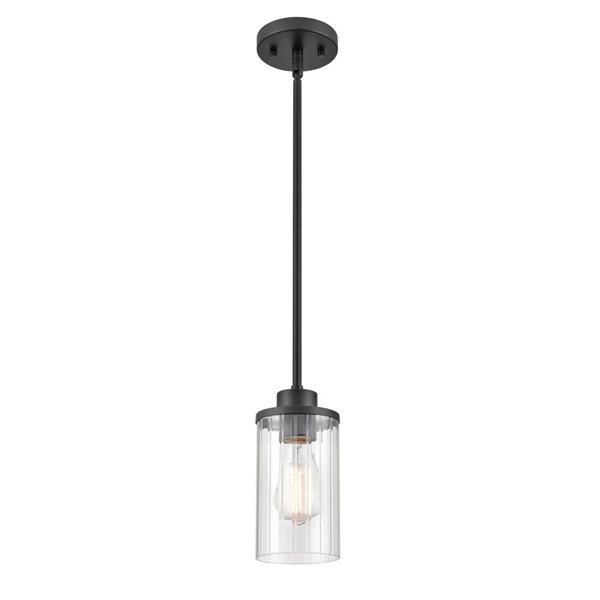 Millennium Lighting Beverlly Black Beveled Glass Incandescent Large Kitchen Island Light