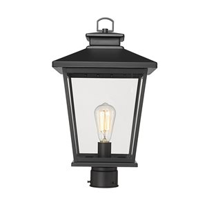 Millennium Lighting Bellmon 19.1-in Powder Coat Black Transitional Light Post Lantern