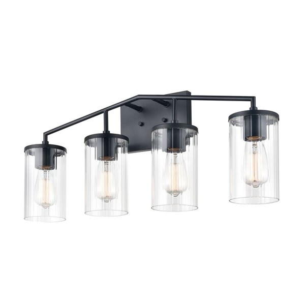 Millennium Lighting Beverlly 4-light Black Modern Vanity Light