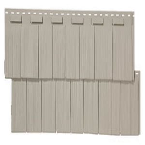 Novik Novikshake 12-Pack Vinyl Siding Panel Shake Heritage Gray 14.5-in X 48.75-in