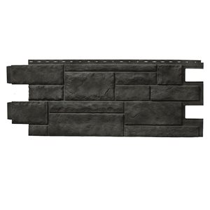 Parement de pierres haute qualité NovikStone PHC de Novik couleur onyx 18,5 po x 48 po. 9 panneaux par boîte, 46 pi²