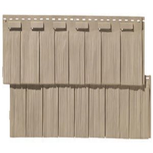 Novik Novikshake 12-Pack Vinyl Siding Panel Shake Weathered Blend 14.5-in X 48.75-in