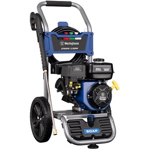 Westinghouse Heavy-Duty 2,700-PSI 2.3-GPM Cold Water Gas Pressure Washer with 3 Nozzles + Soap Tank