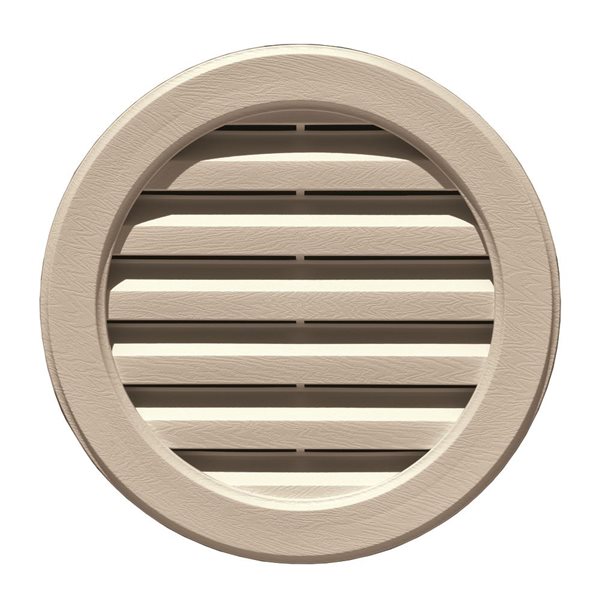 Grille de ventilation ronde B-1 de 22 po Novik kaki classique