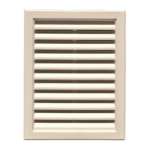 Grille de ventilation B-1 rectangle Novik 12 po x 18 po kaki classique 14 po x 20 po x 1,5 po