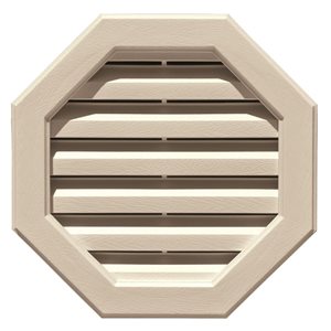 Grille de ventilation B-1 octogonale Novik 16 po kaki classique 17 po x 17 po x 1,88 po