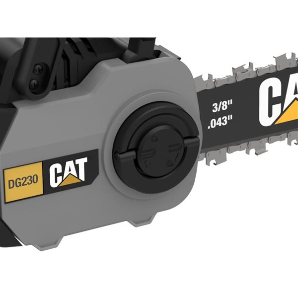 CAT DG230 18V Brushless 12-in Cordless Electric Chainsaw with Battery