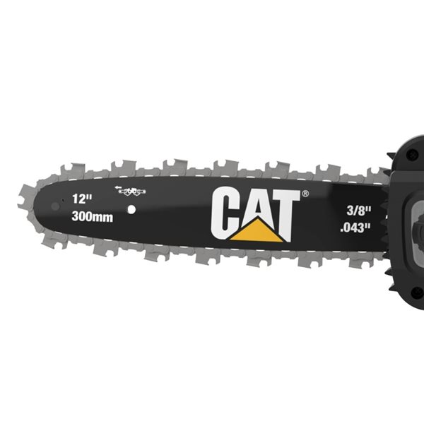 CAT DG230 18V Brushless 12-in Cordless Electric Chainsaw with Battery