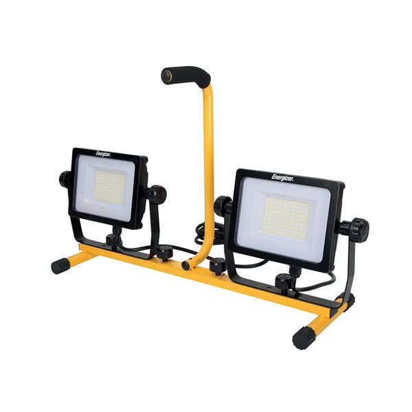 Energizer 20000 lumen Tripod Dual LED Work Light Yellow Black