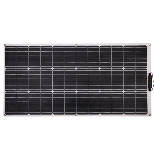 Technaxx TX-208 100-watt Flexible Solar Panel - Black